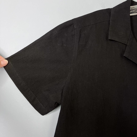 Jane Ashley Petite Black Embroidered Flamingo Palm Trees Sequined Beaded Size PL - Picture 7 of 13